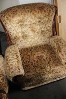 DIVANO 3 POSTI + POLTRONA DAMASCATO VINTAGE
