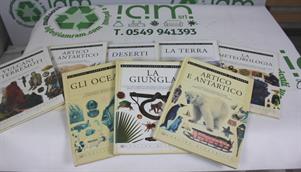 LOTTO 8 LIBRI BIBLIOTECA ILLUSTRATA DEL SAPERE VARI TITOLI