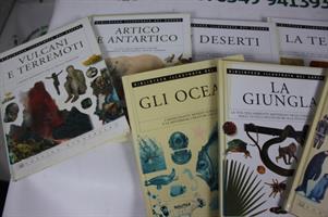 LOTTO 8 LIBRI BIBLIOTECA ILLUSTRATA DEL SAPERE VARI TITOLI