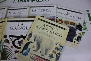 LOTTO 8 LIBRI BIBLIOTECA ILLUSTRATA DEL SAPERE VARI TITOLI
