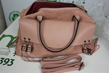 BORSA ROSA ANTICO CON TRACOLLA BASE CM 40