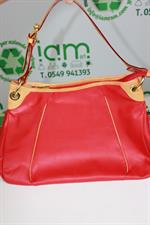 BORSA IN PELLE A SPALLA ROSSA