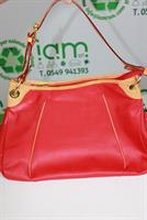 BORSA IN PELLE A SPALLA ROSSA