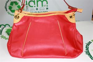BORSA IN PELLE A SPALLA ROSSA