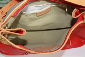 BORSA IN PELLE A SPALLA ROSSA