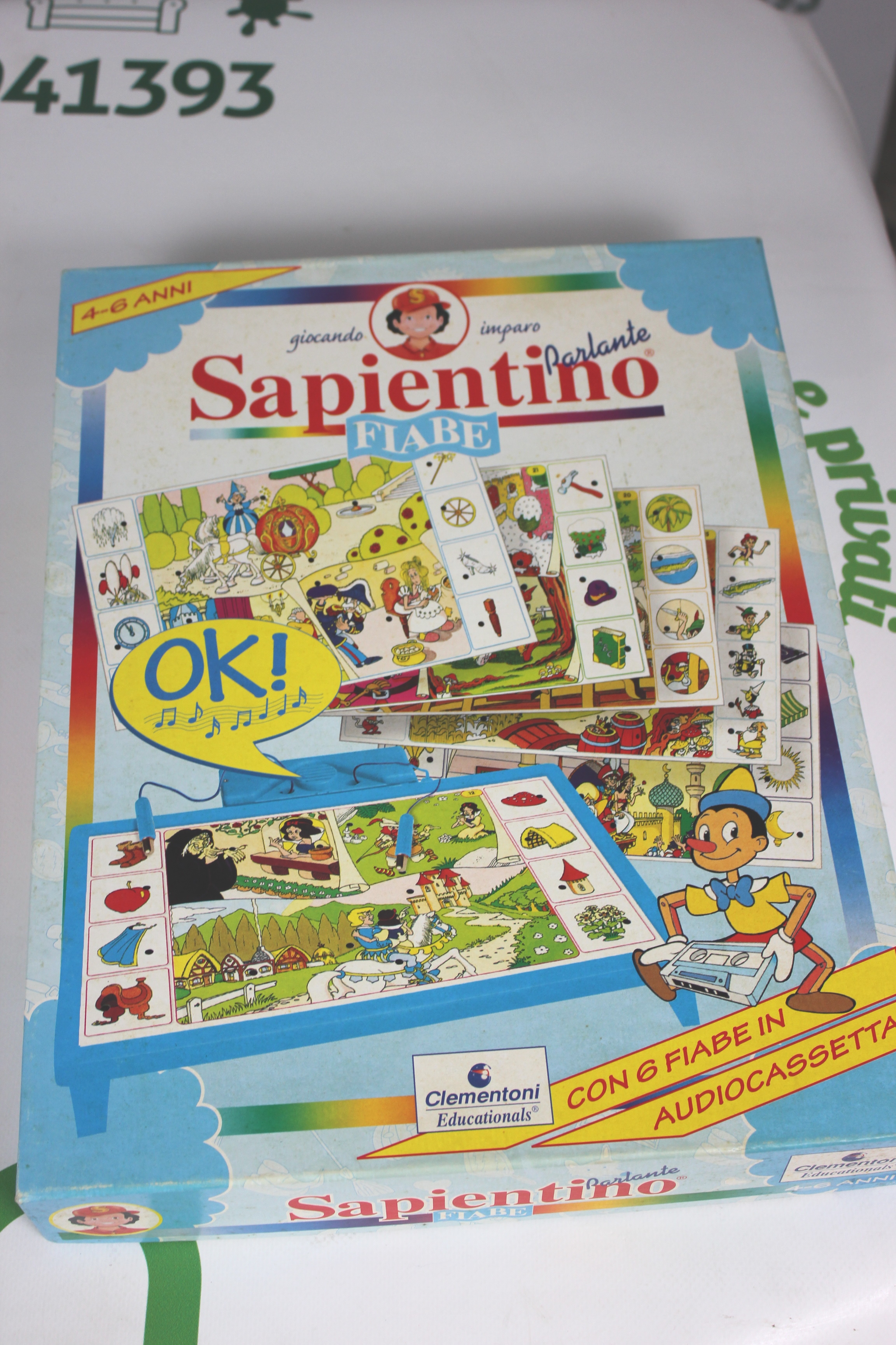 SAPIENTINO FIABE 4/6 ANNI - GIOCHI DI SOCIETA' - IAM Igiene