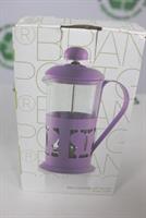 TISANIERA BRANDANI FARFALLA LILLA 350ML ACCIAO INOX E VETRO