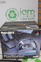 PEDALI e VOLANTE SONY PLAYSTATION 1 - MAD CATZ RACING