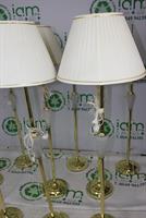 PIANTANE  CON CAPPELLIERA BIANCA - IN OTTONE