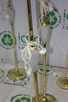 PIANTANE  CON CAPPELLIERA BIANCA - IN OTTONE