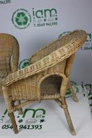 COPPIA DI SEDE IN VIMINI PER BAMBINI
