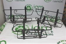 SET 3 PORTAVASI IN FERRO PER BALCONE