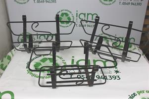 SET 3 PORTAVASI IN FERRO PER BALCONE