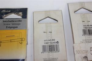 BASTONI BACCHETTE A VITE PER TENDE VARI COLORI MISURA 40 /60CM