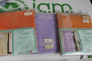 TENDE CON PASSANTI E FETTUCCIA ARRICCIABILE VARIE MISURE/COLORI