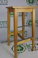 SGABELLO BAR IN BETULLA H 74 CM