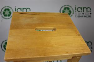 SGABELLO BAR IN BETULLA H 74 CM