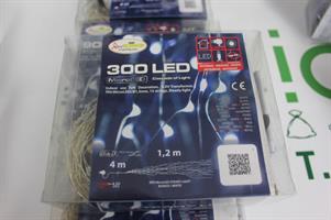 LUCI NATALIZIE A 300 LED A CASCATA (LUCE FREDDA)