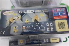 LUCINE A 6 LED 1 MT A FORMA DI CASETTE