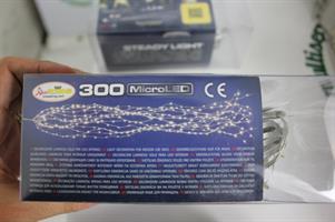 LUCI NATALAZIE A 300 LED A CASCATA (LUCE CALDA)