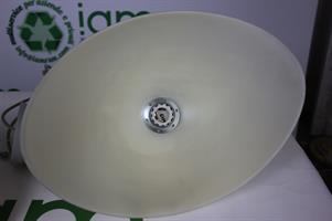 SET LAMPADARI IN VETRO SATINATO ONDULATI
