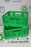 CASSETTE FRUTTA/VERDURA IN PLASTICA PIEGHEVOLI