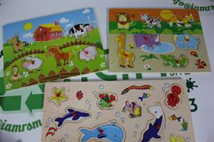 PUZZLE IN LEGNO CON FORME AD INCASTRO (3 PEZZI)