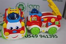 CAMION POMPIERI EDUCATIVO: NUMERI LETTERE FORME E COLORI