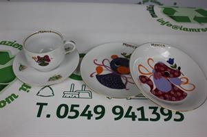 SET TAZZA PIATTINO + PIATTO FONDO E PIANO