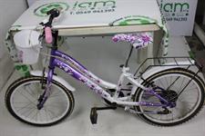 BICICLETTA VIOLA TELAIO 20''