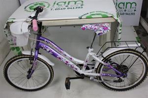 BICICLETTA VIOLA TELAIO 20''