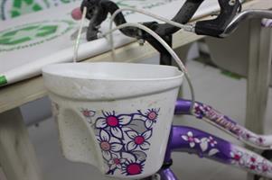 BICICLETTA VIOLA TELAIO 20''