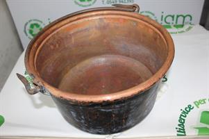 PAIOLO IN RAME GRANDE D 40 CM