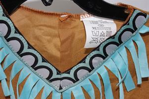COSTUME CARNEVALE INDIANINA INDIANO TG 9/10 ANNI 140CM