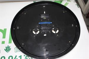 OROLOGIO DA PARETE IN PLASTICA EFFETTO ACCIAIO