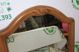 SPECCHIO CORNICE IN PLASTICA SIMIL LEGNO