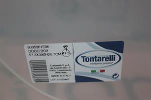 SCATOLA CONTENITORE IN PLASTICA TONTARELLI