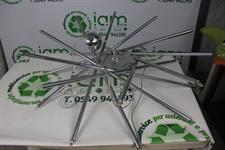 LAMPADARIO IN ACCIAIO SOGGIORNO