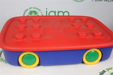 SCATOLA CONTENITORE CON RUOTE X GIOCHI O ALTRO