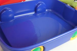 SCATOLA CONTENITORE CON RUOTE X GIOCHI O ALTRO