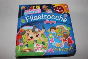 LIBRO CARTONATO FILASTROCCHE ALLEGRE E 6 PUZZLE