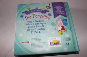 LIBRO CARTONATO I 3 PORCELLINI CON 6 PUZZLE