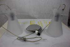 LAMPADE SOSPENSIONE IN VETRO SATINATO di DE MAJO