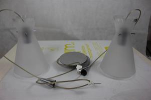 LAMPADE SOSPENSIONE IN VETRO SATINATO di DE MAJO