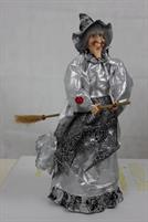 BEFANA GRANDE ARGENTATA ALTA 63 CM