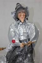 BEFANA GRANDE ARGENTATA ALTA 63 CM