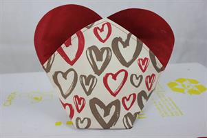BUSTA A CUORE CONFEZIONE PER REGALO (PER FIORI,DOLCI..)