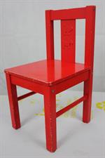 SEDIOLINA IN LEGNO ROSSA IKEA