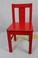 SEDIOLINA IN LEGNO ROSSA IKEA