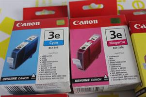 LOTTO 5 CARTUCCE CANON BCI 3E 2XCIANO 2XGIALLO 1XMAGENTA